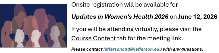 Updates in Women's Health 2026: Healthy Beginnings, Hopeful Future Banner